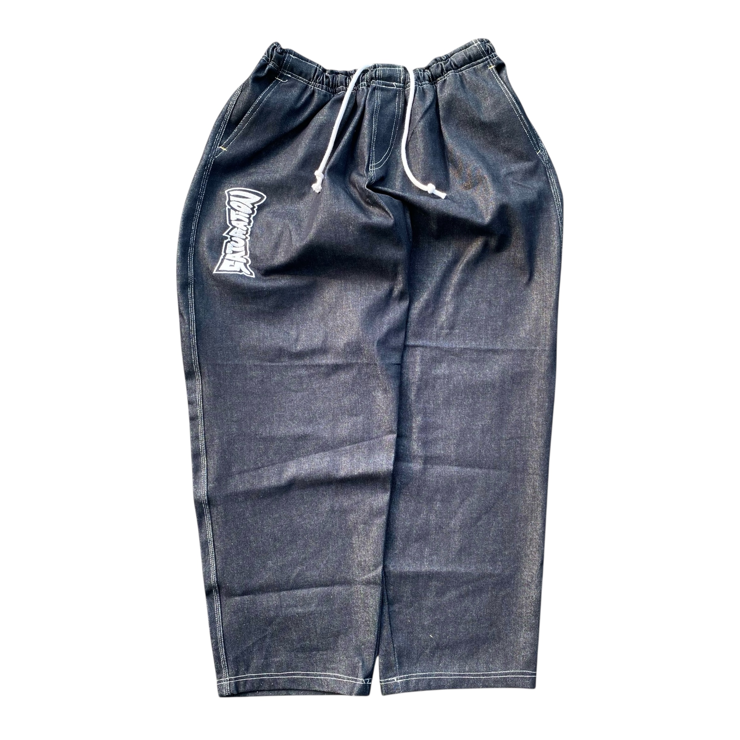 BAGGY BLUE PANTS BASIC LOGO